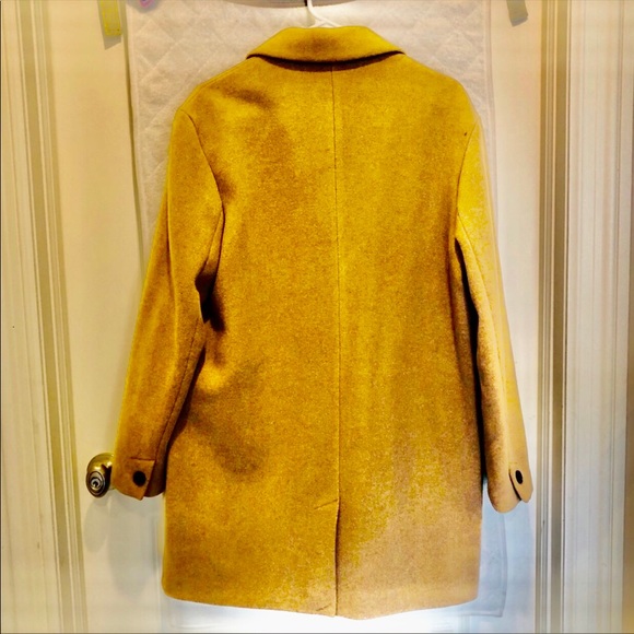 LAST ❤️NWT ZARA CAMEL MASCUINE COAT - Picture 12 of 16